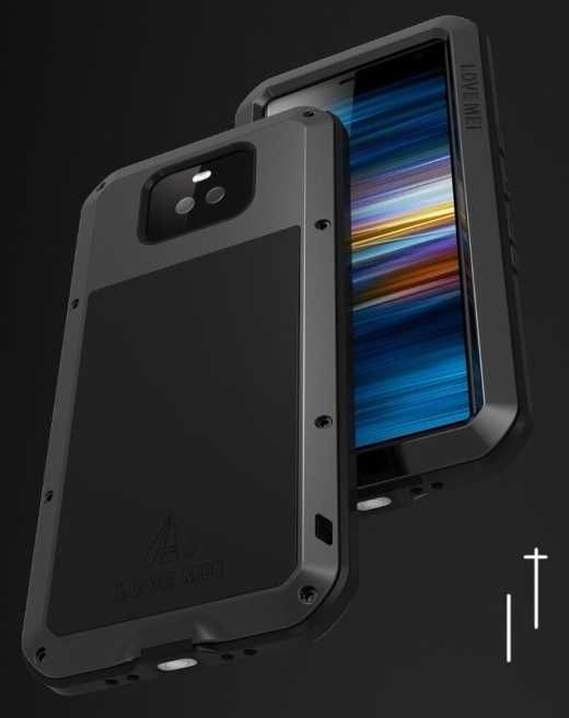 Pancerne Etui Love Mei Do Sony Xperia 10 Metalowa Obudowa Case