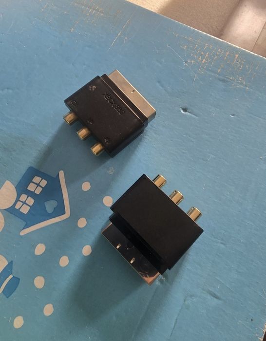 Przejściówka hdmi smart scart AV czincza audio xbox 360 kostka adapter