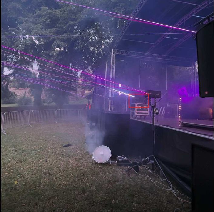 Laser estradowy 25W RGB 30 KPPS Pangolin