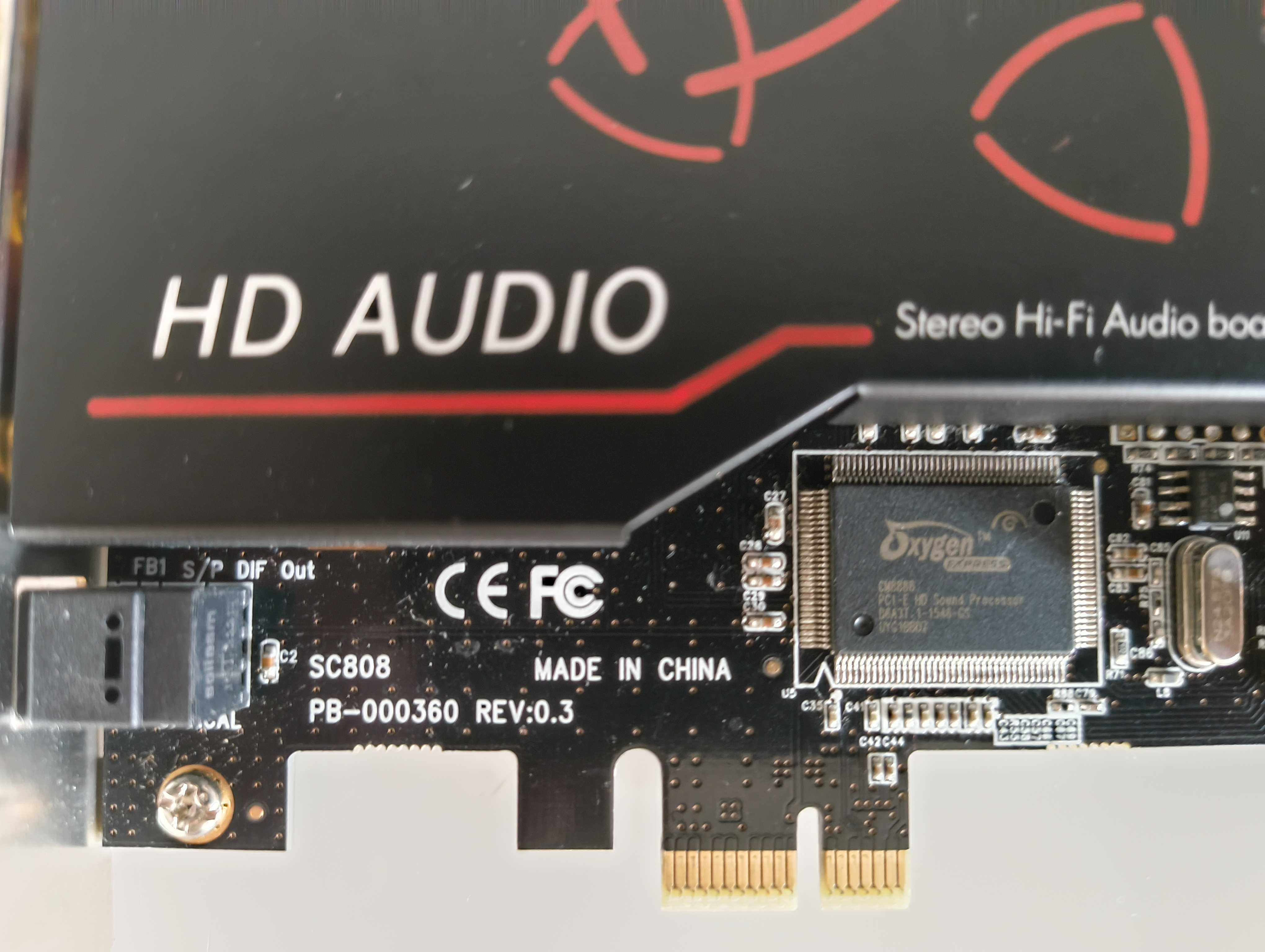 Sprzedam kartę dźwiękowa AIM SC808, kompletną.