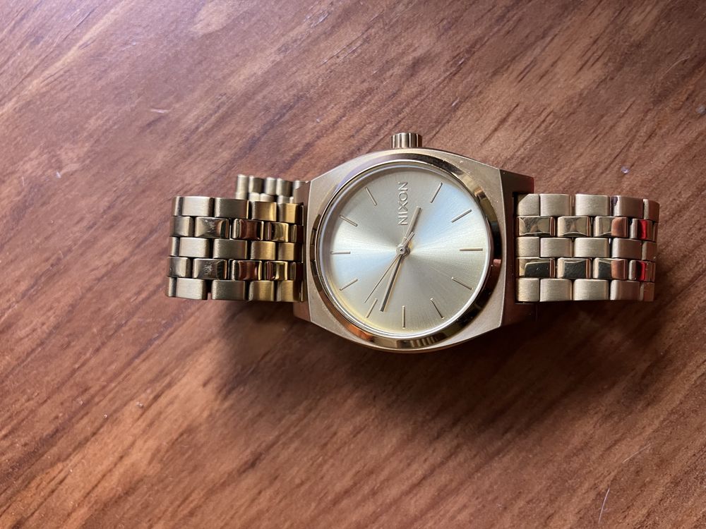 Nixon Time Teller Gold