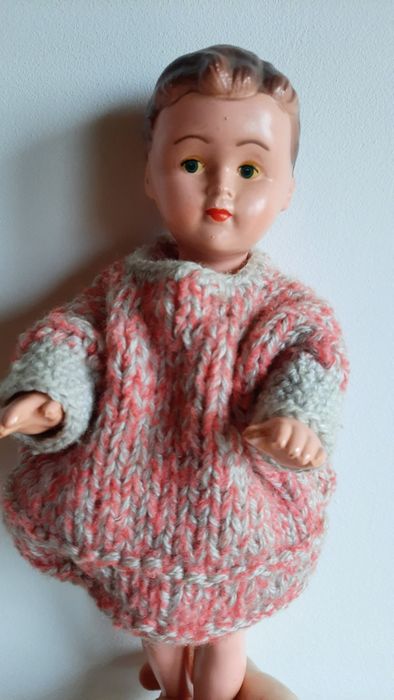 Stara, piekna, retro  lalka 30 cm