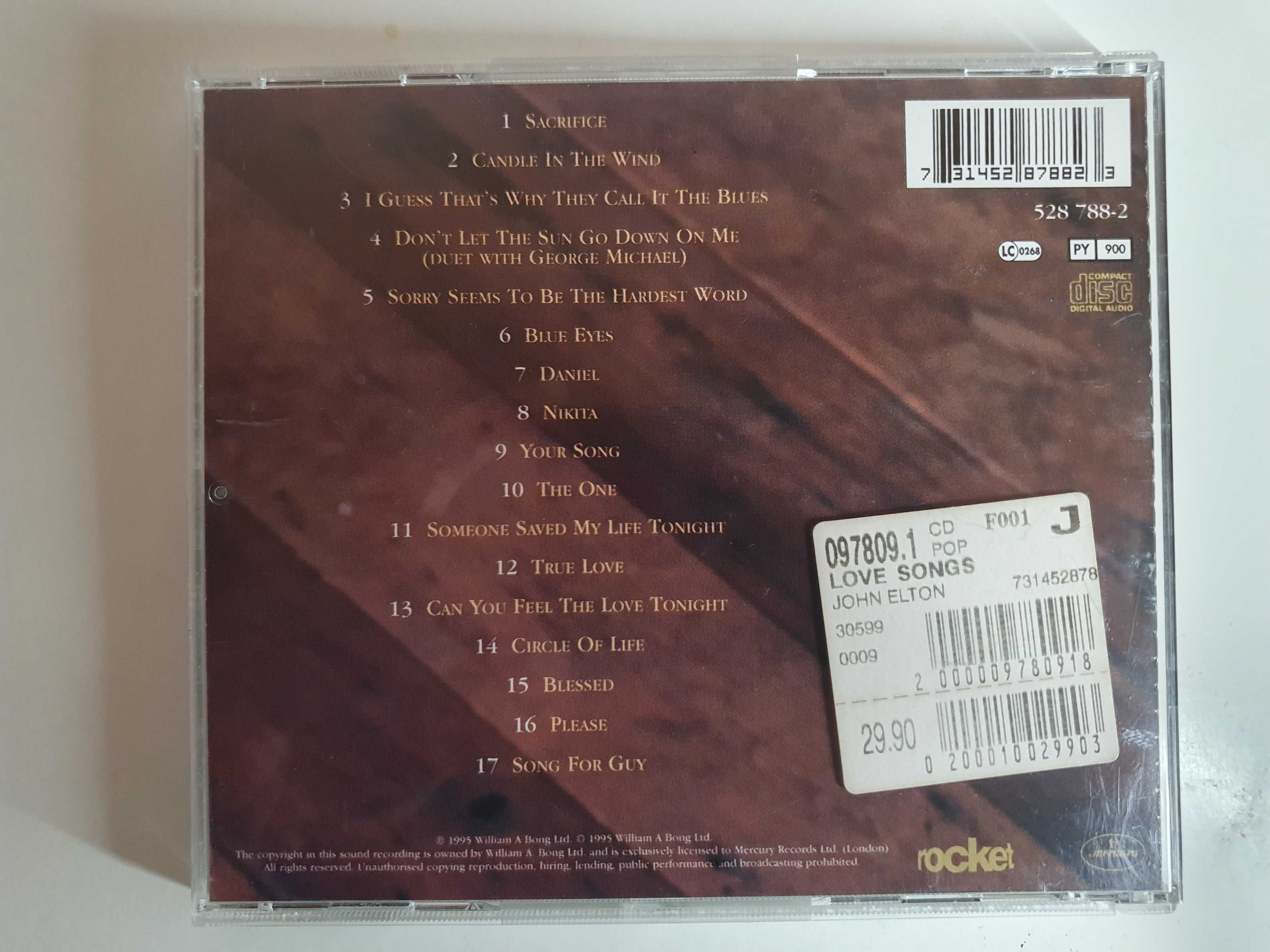 Elton John - Love Songs  CD