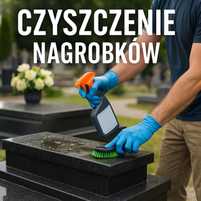 Sprzątanie, czyszczenie nagrobków