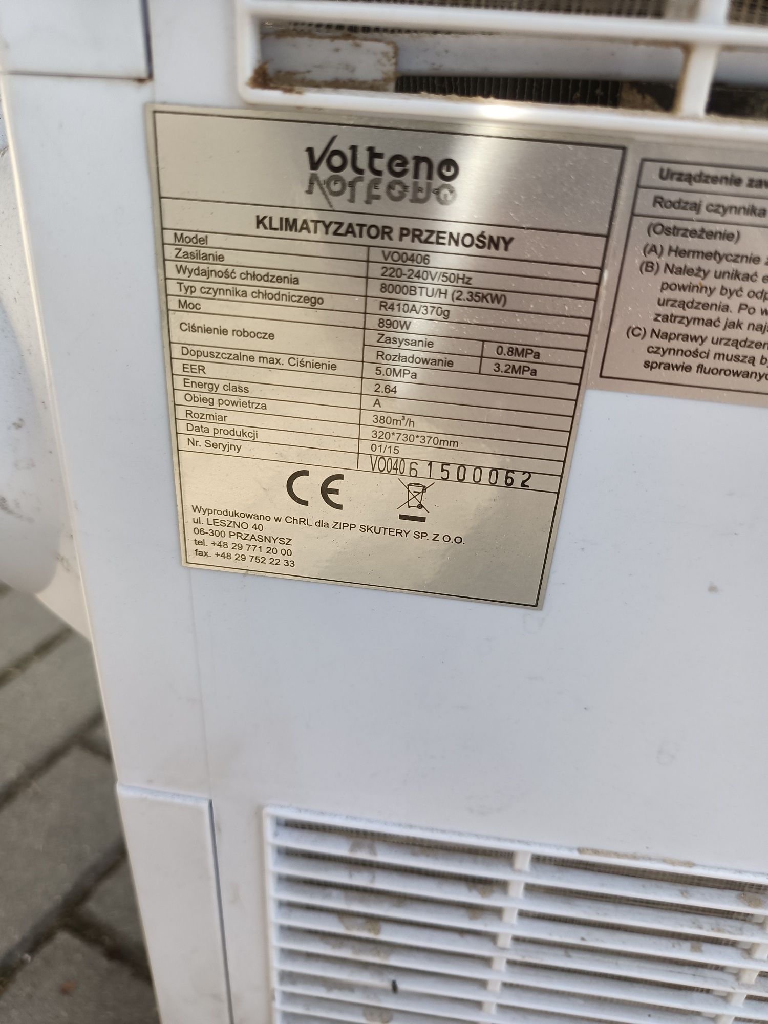 Klimatyzator  przenośny