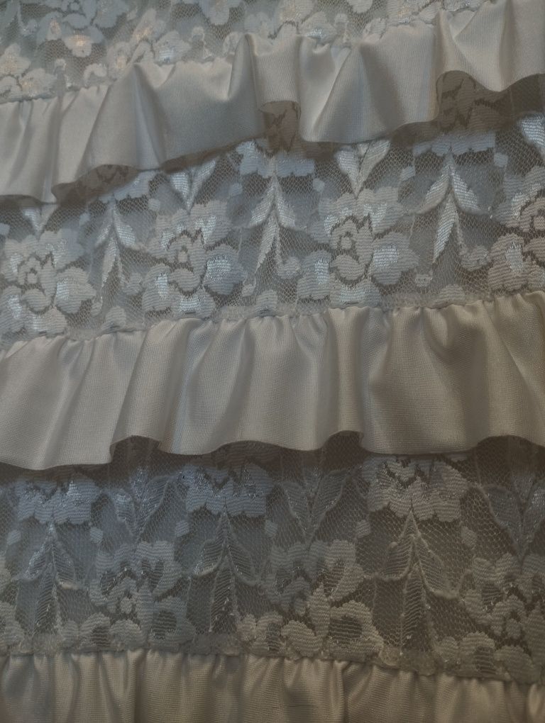 Плаття біле з воланами fashion b.p.c bonprix collection