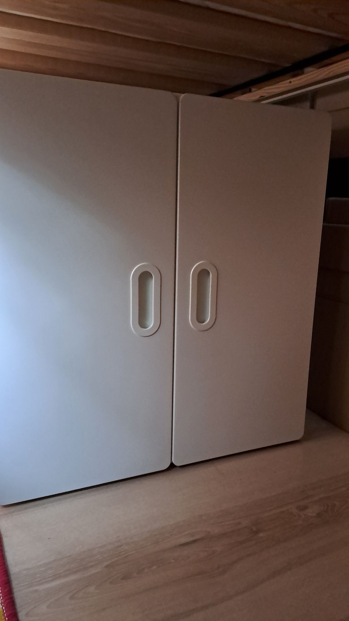Smastad Ikea Szafa do pokoju dziecięcego meble dziecięce białe półki