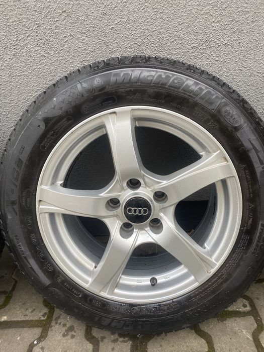 Felgi aluminiowe 5 x 112  z oponami zimowymi Audi , VW, Skoda