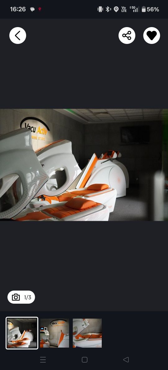 Rower Vacu Activ Horizontal poziomy w podciśnieniu BDB Stan