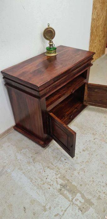 Komoda kolonialna z akacji indyjskiej, rustykalna -antyk -po renowacji