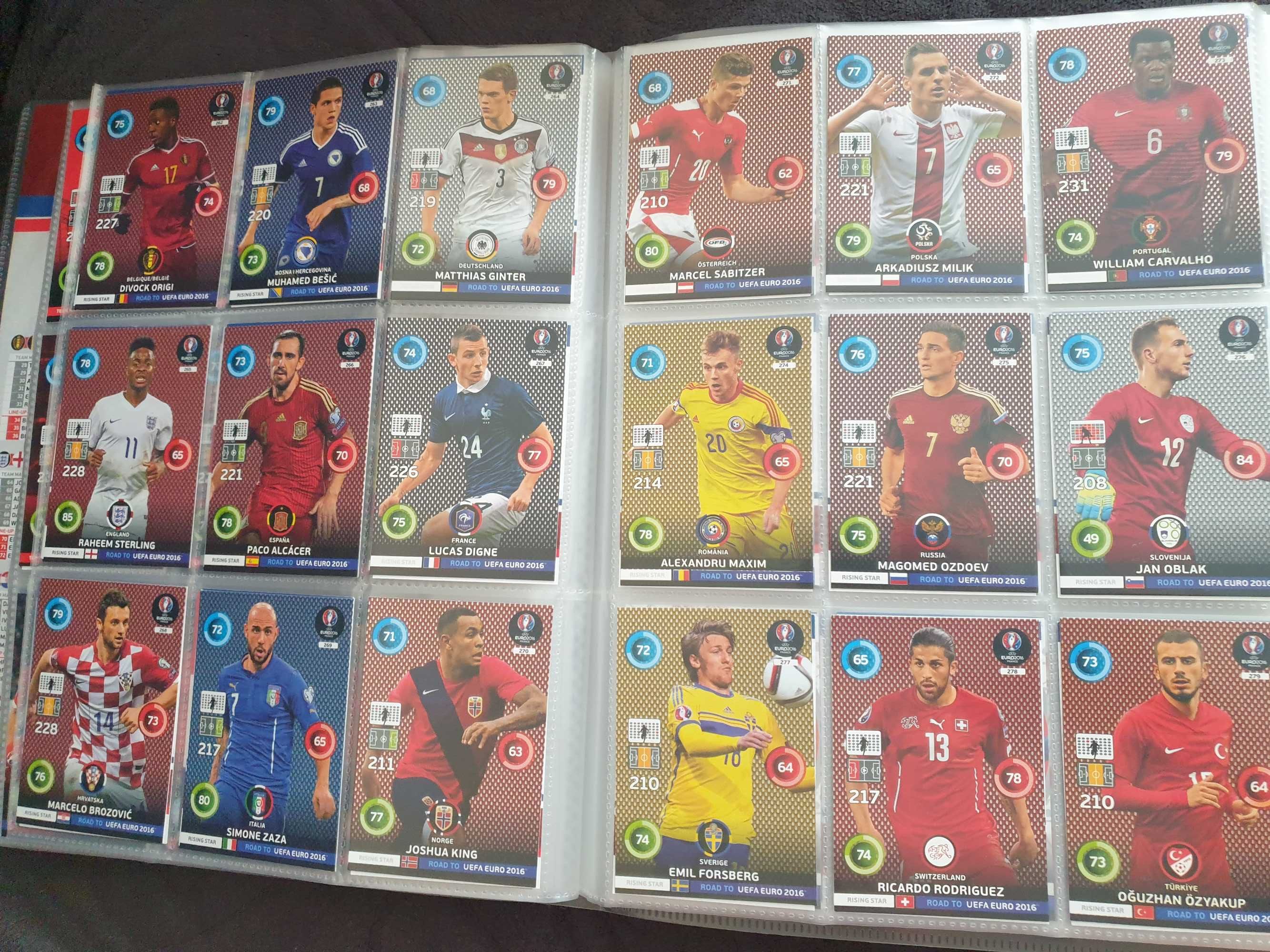 Kompletny album Panini Road to UEFA EURO 2016