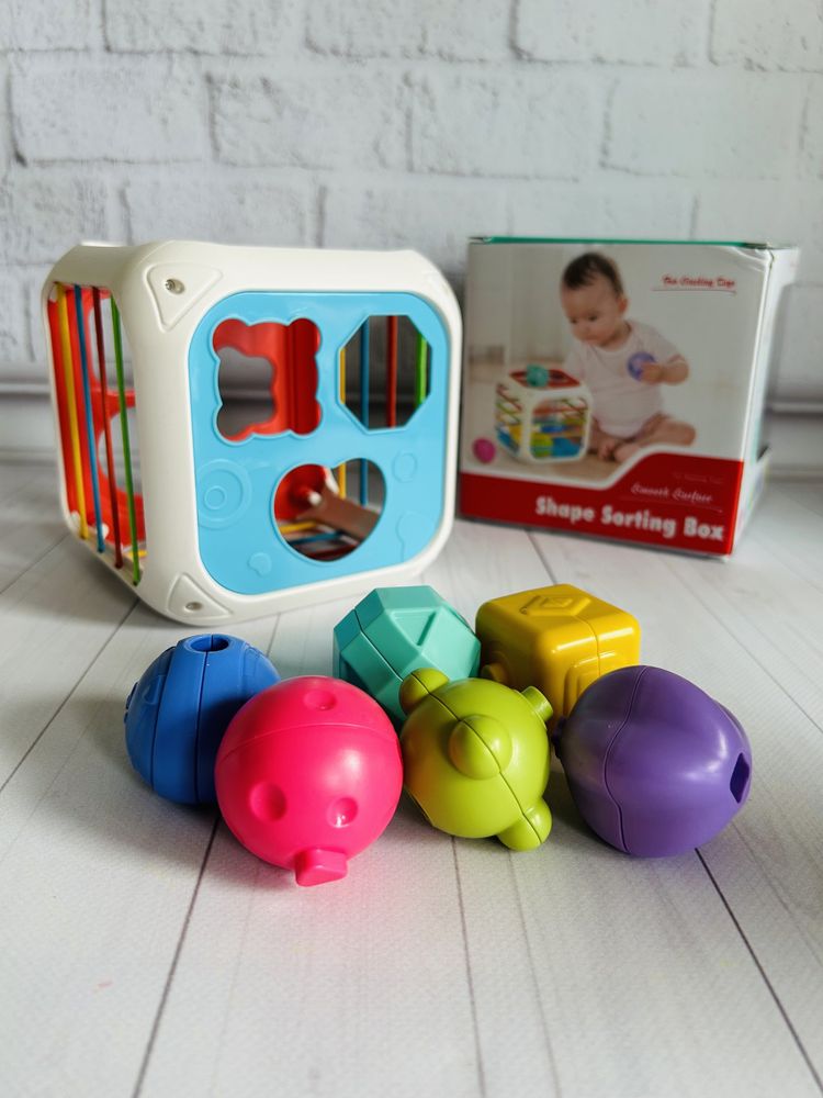 Логічний куб дитячий з сортером в асортименті розвиваюча іграшка
