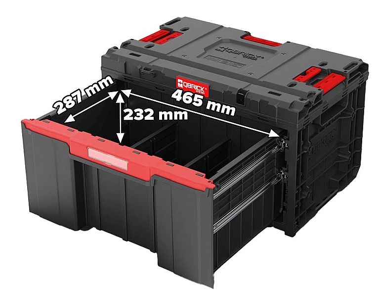 Skrzynka Narzędziowa Z 1 Szufladą Qbrick System One Drawer 1 Toolbox 2