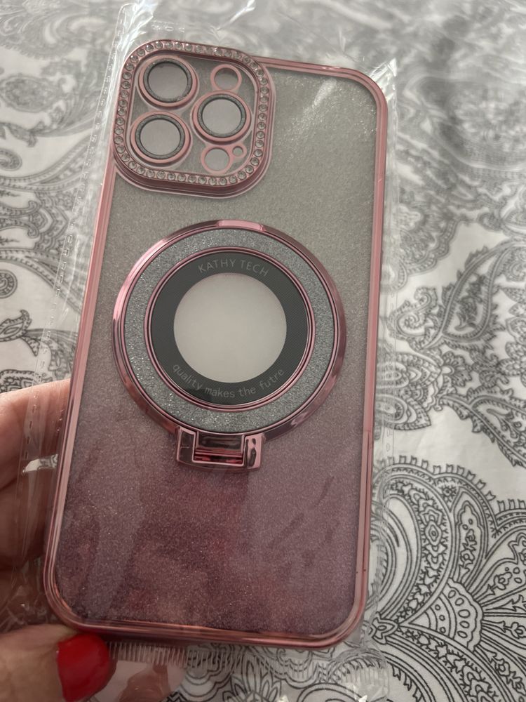 Capa rosa iphone 13 Pro Max nova