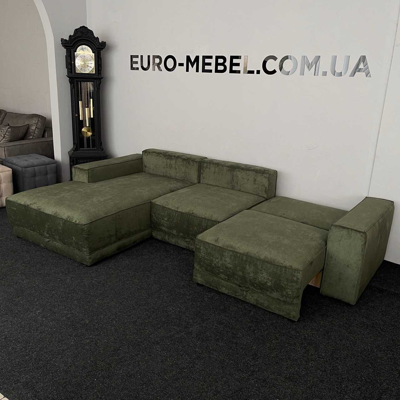 Мякий диван в тканині з Європи