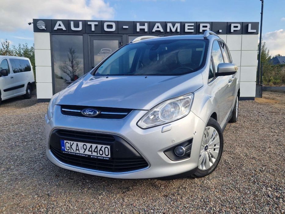Ford Grand C-MAX 1.6 125KM Park Assist 7osobowy Hak 182tys.km SERWIS ! ! !