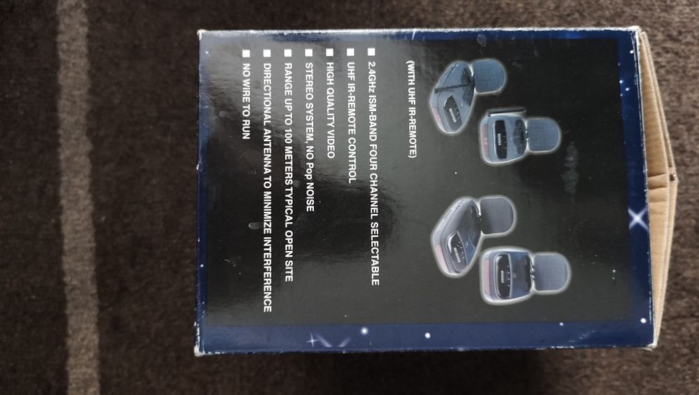 Audio Video sender bezprzewodowa transmisja do 100m. kpl
