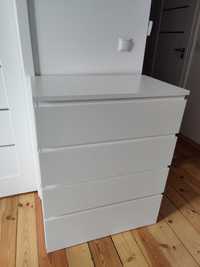 Komoda IKEA MALM, 4 szuflady, biały, 80x100 cm
