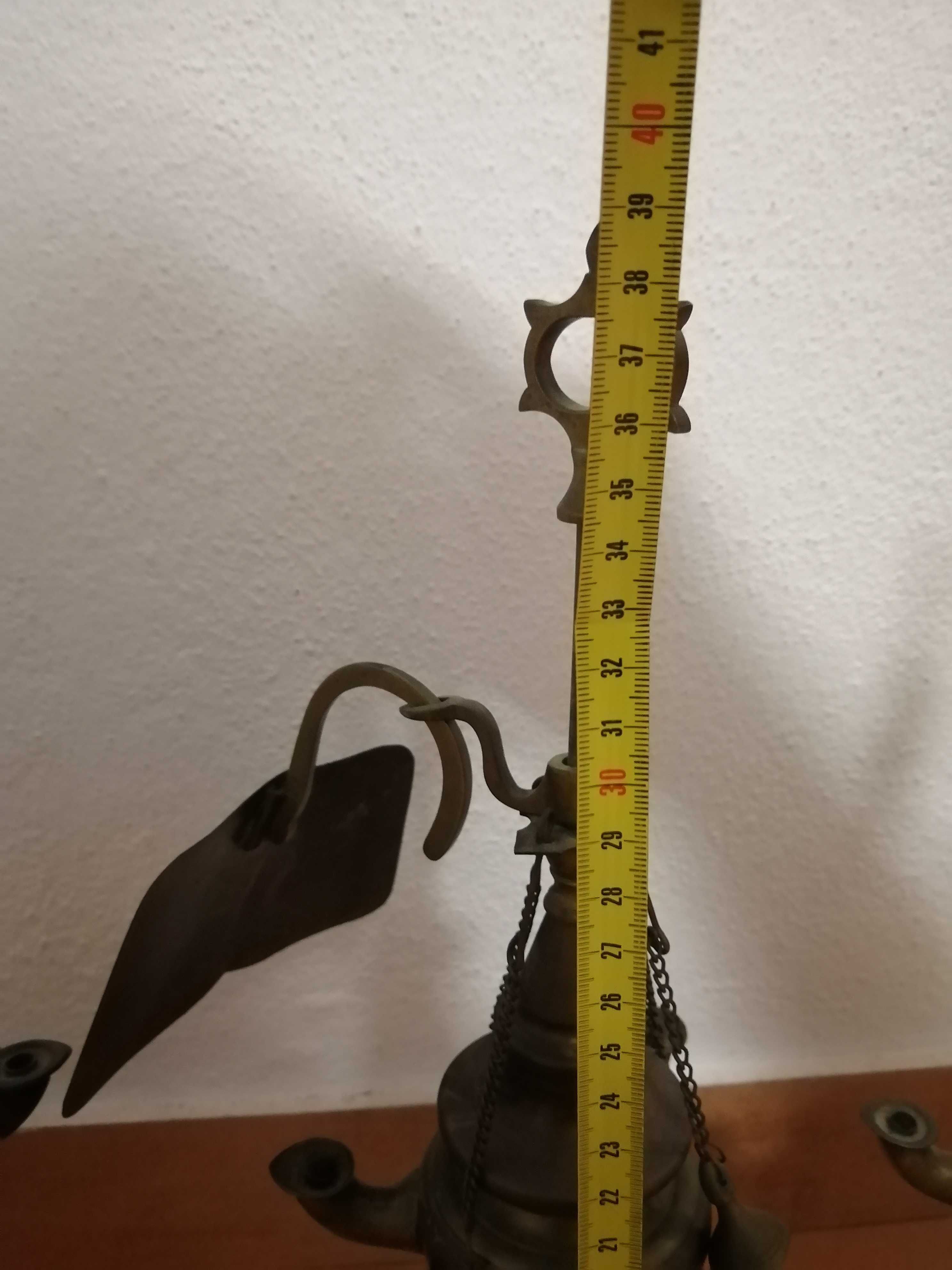 Lamparinas antigas - lote de 5 peças
