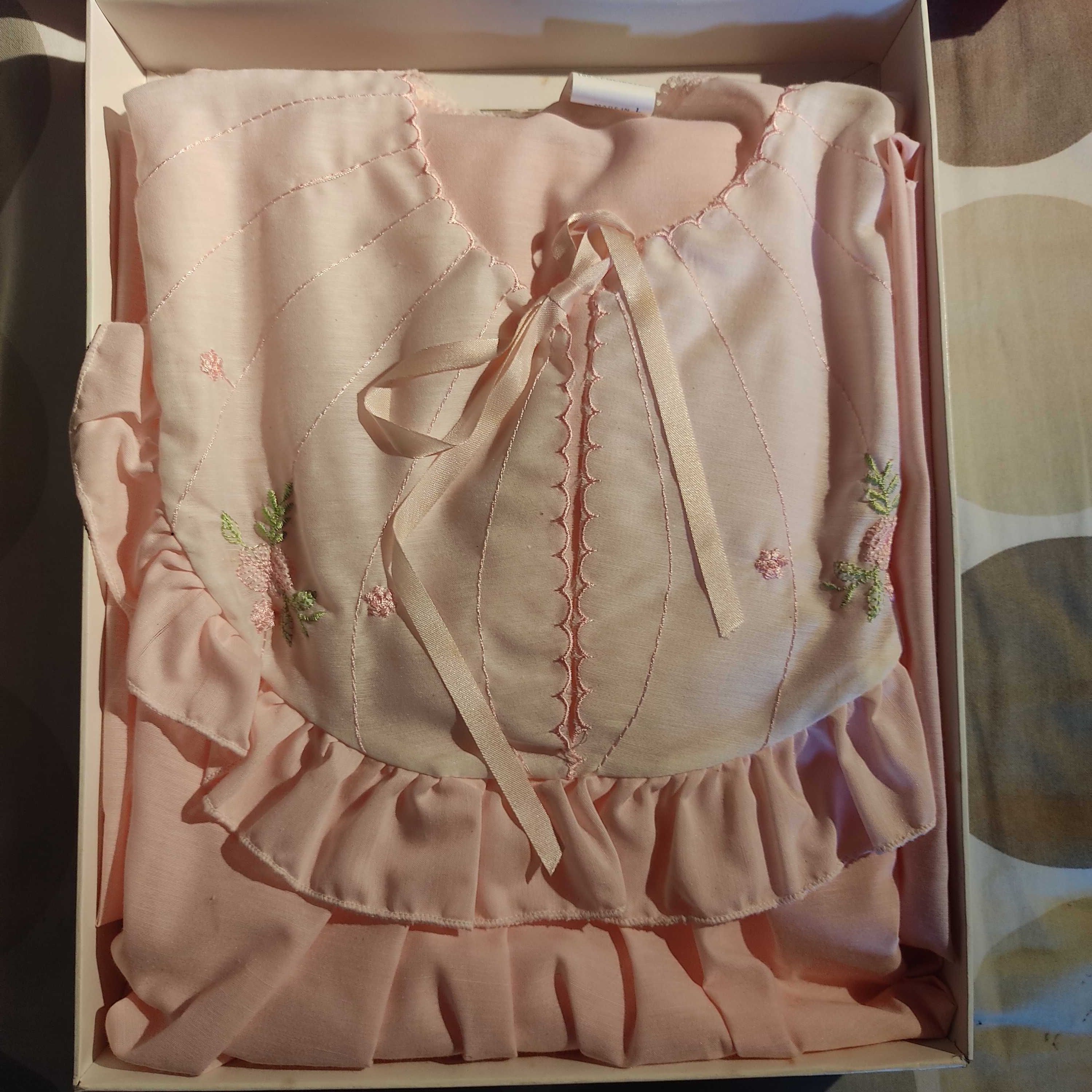 Camisa de Noite Rosa Tamanho 50