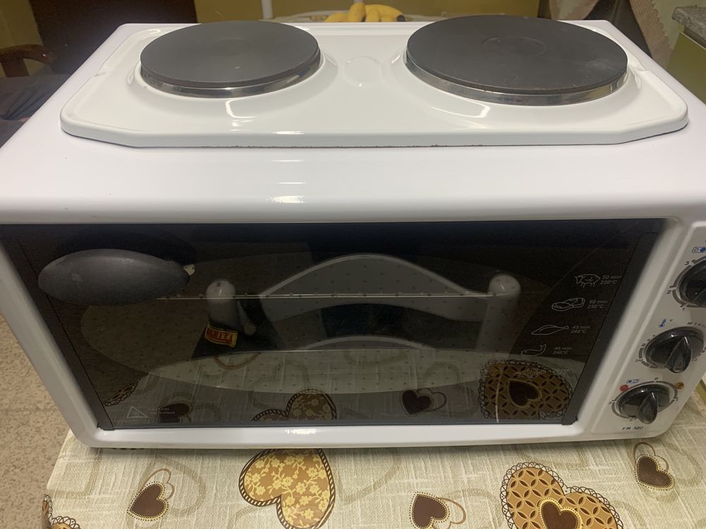 Mini forno com disco elétrico