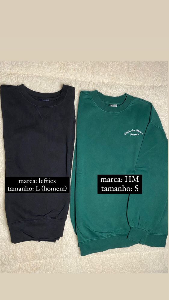 Sweats praticamente novas