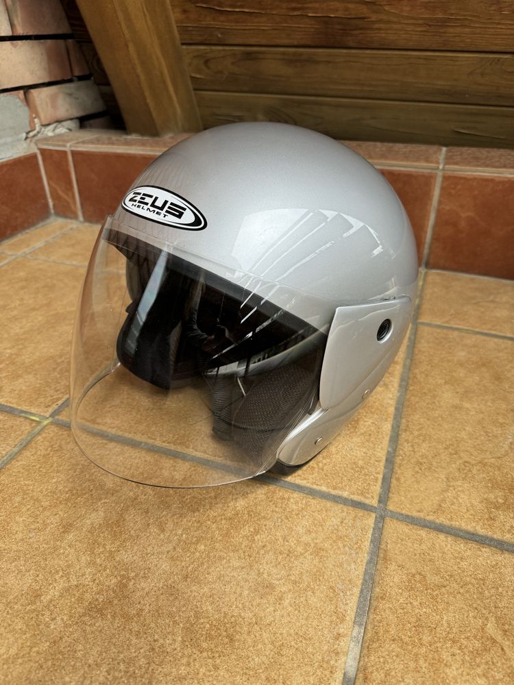 Kask otwarty Zeus Helmet - Rozmiar S - skuterowy motorowy quad
