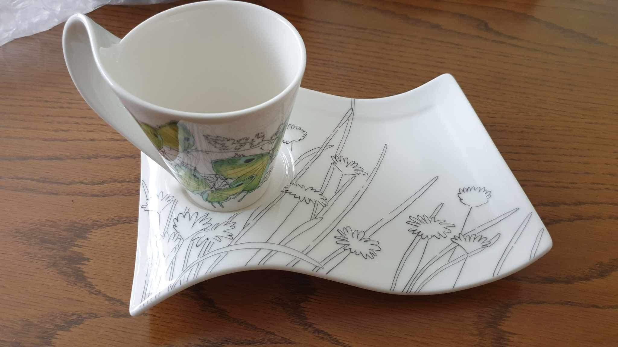 Zestaw kubek spodek Villeroy&Boch NewWave Caffè