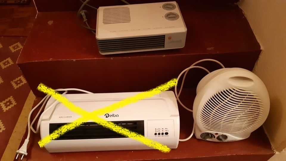 termo ventiladores e aquecedores