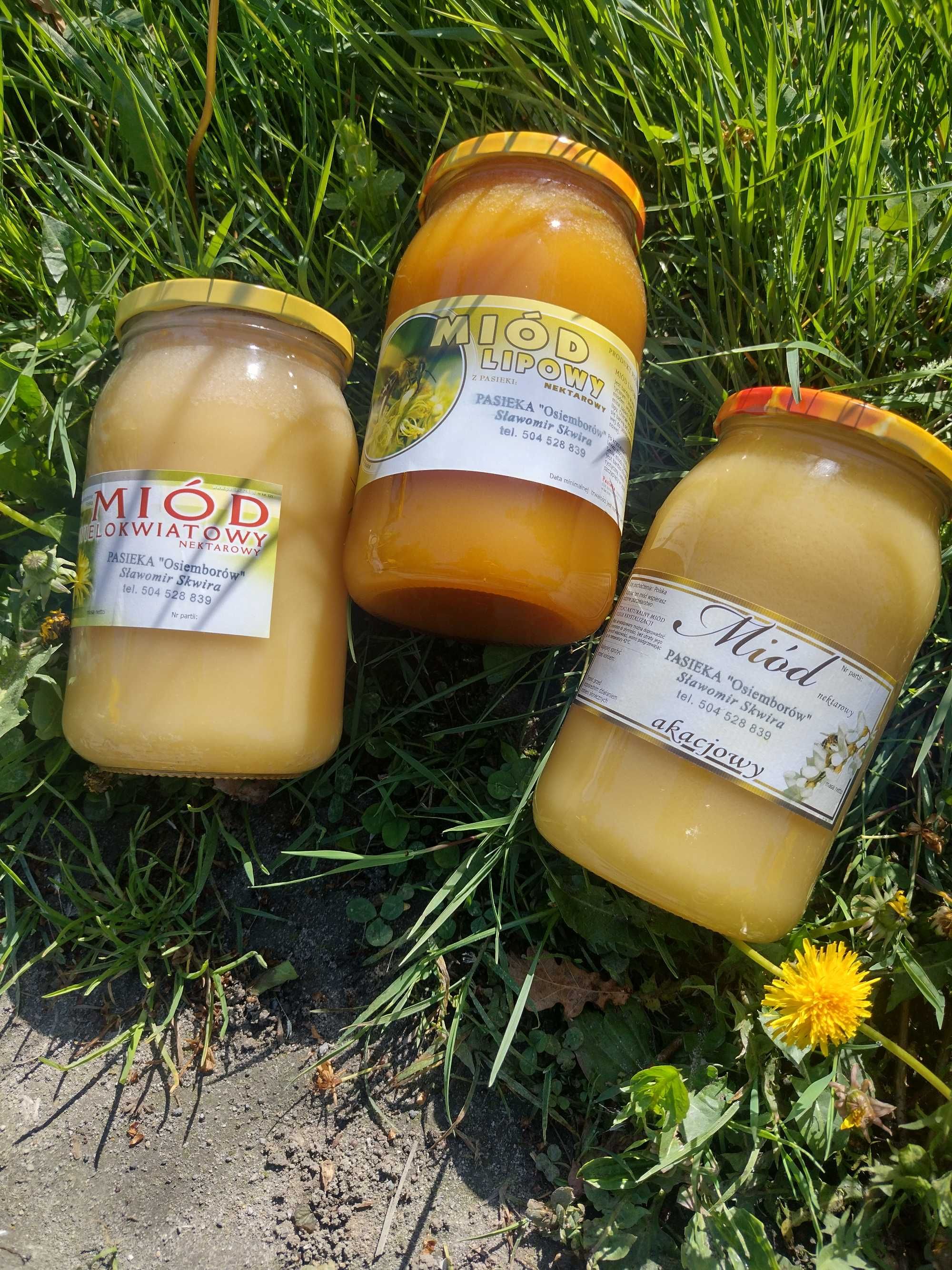 Miód wielokwiatowy świeży Pasieka Osiemborów dzień matki mamy prezent