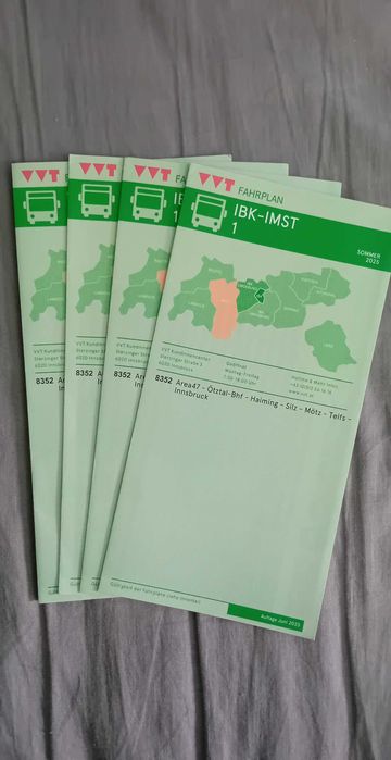 Austriackie rozkłady autobusowe