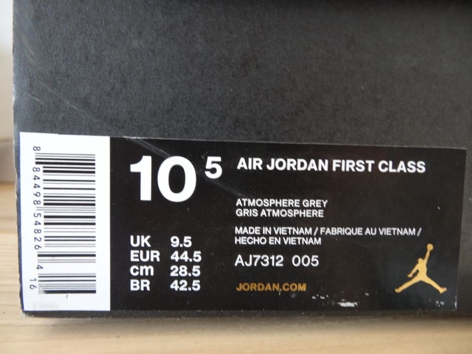 Buty Nike Air Jordan First Class roz 44,5 Do Koszykówki Skóra Sportowe