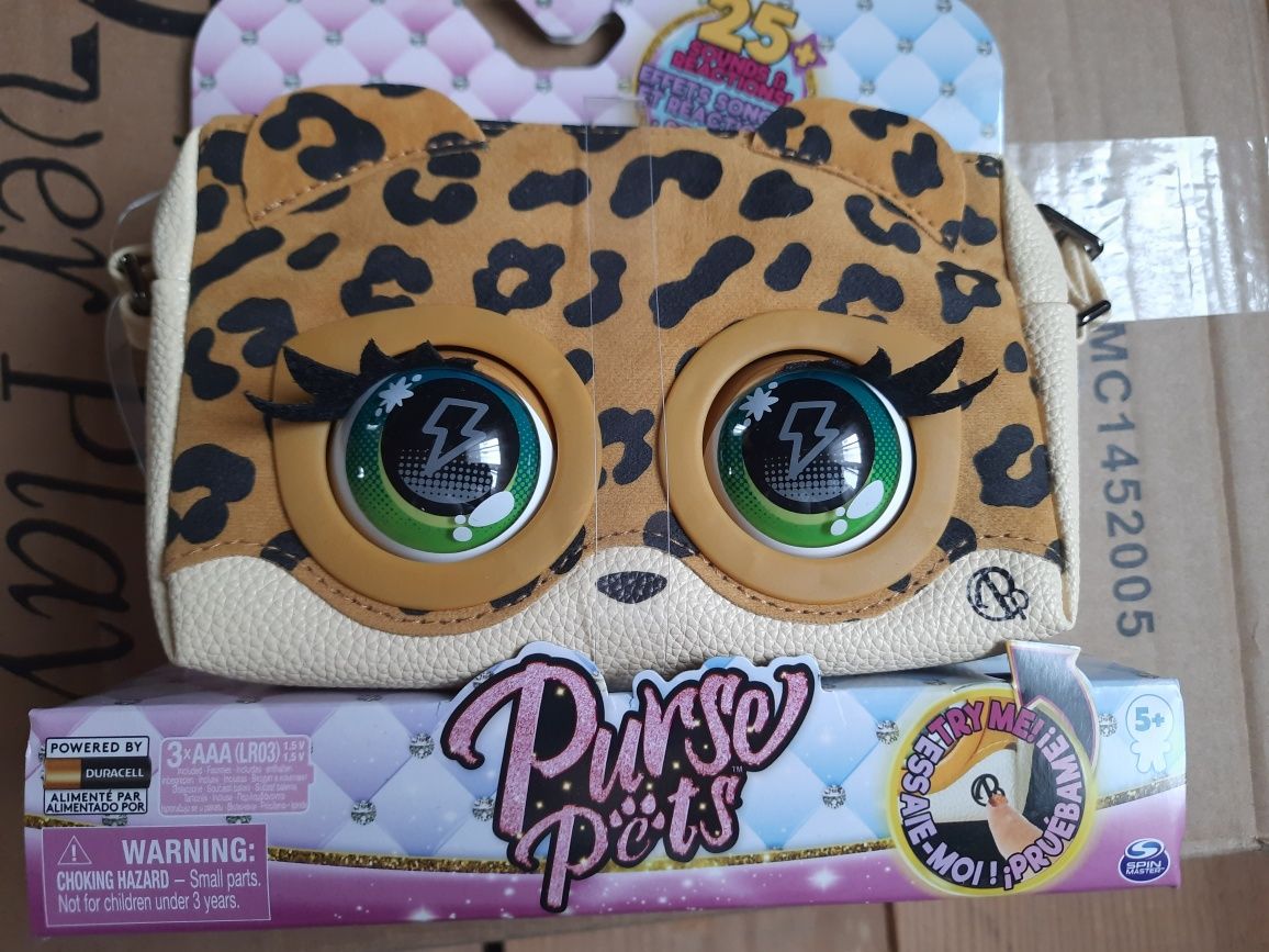 Purse Pets Leoluxe Leopard (Series 1) - Сумочка для тварин та інтеракт