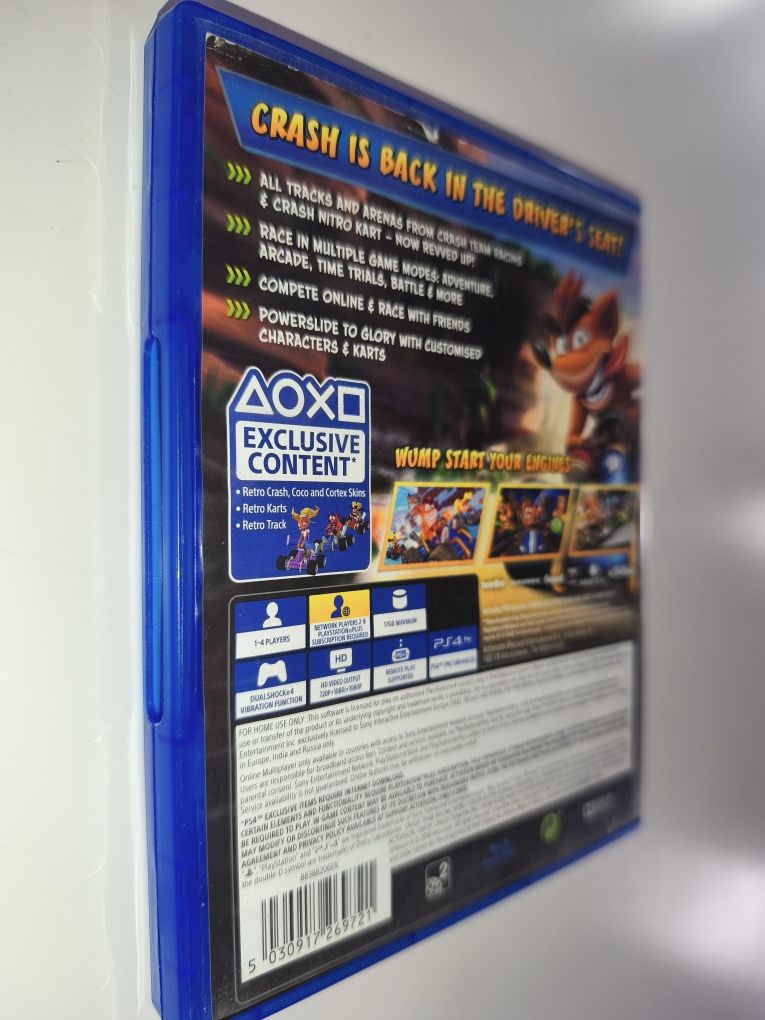 Gra Ps4 Crash Team Racing CTR gry PlayStation 4 Spyro Lego Lego Smerfy