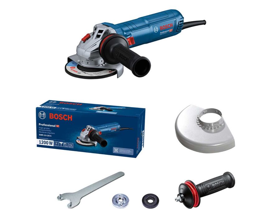 Bosch GWS 12-125 S szlifierka kątowa 1200W 125 mm