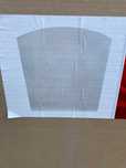 Podstawa szklana pod kominek Knap trapez 100 x 85 cm