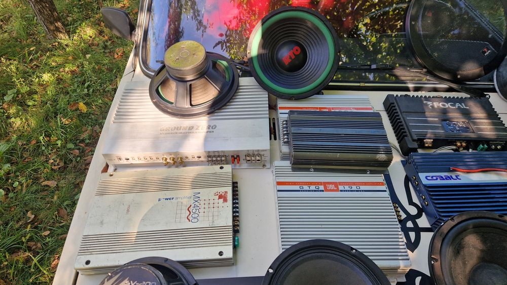 Підсилювачі 4х канальні різні