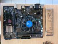 Материнская плата s1151v2 ASUS B360M-K с Intel i3-9100F Box.