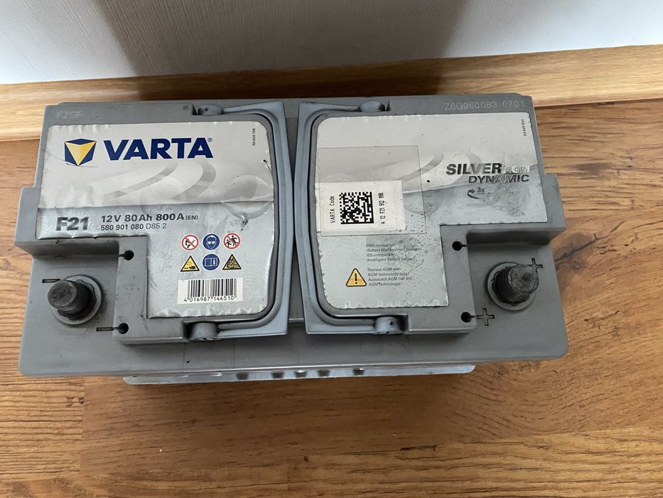 Акумулятор VARTA Silver Dynamic AGM A6/F21 6CT-80Ah АзЕ (580901080)