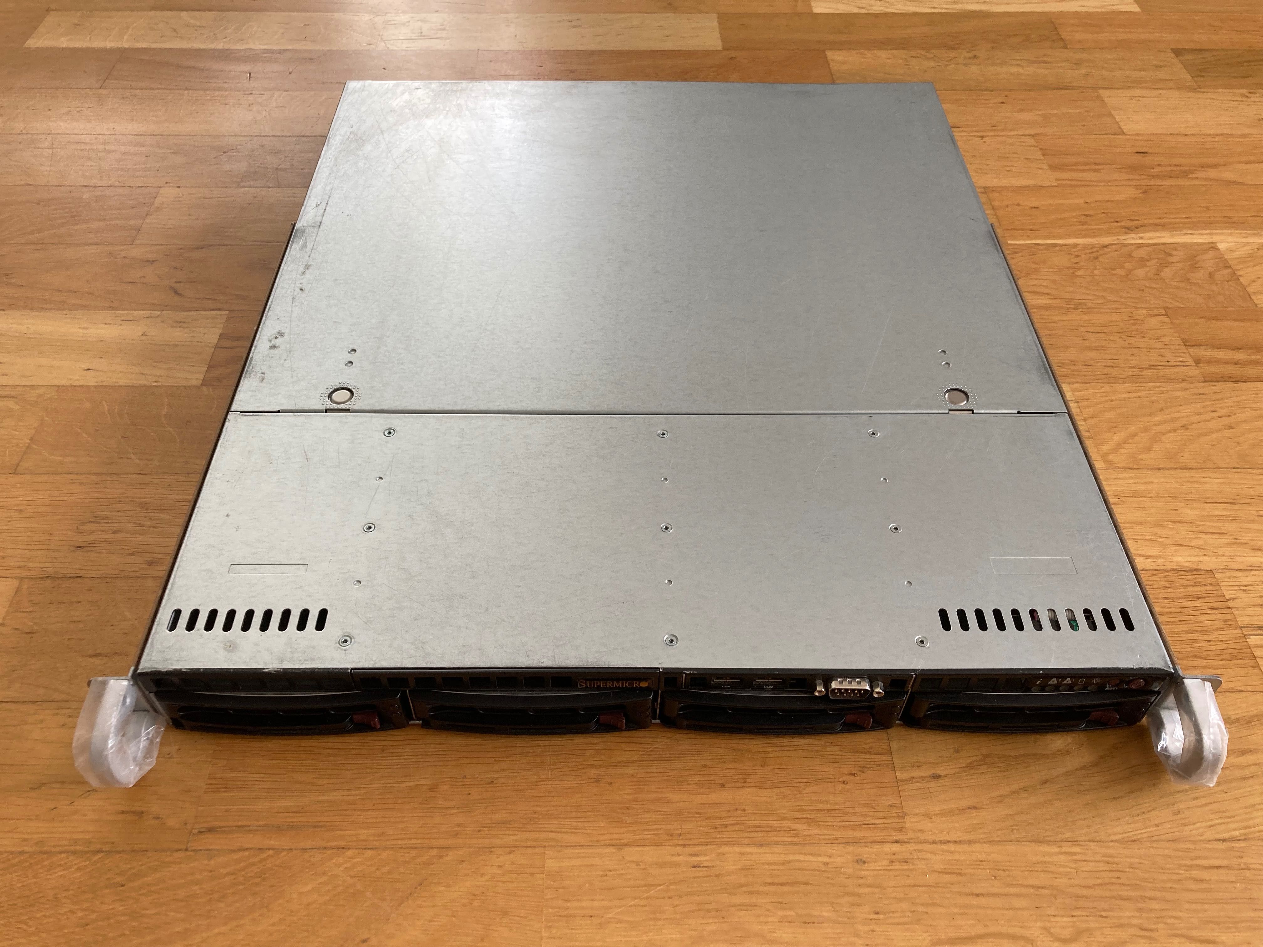 Serwer AM4 1u MC12-LE0, 4x 3.5", 350w, Supermicro