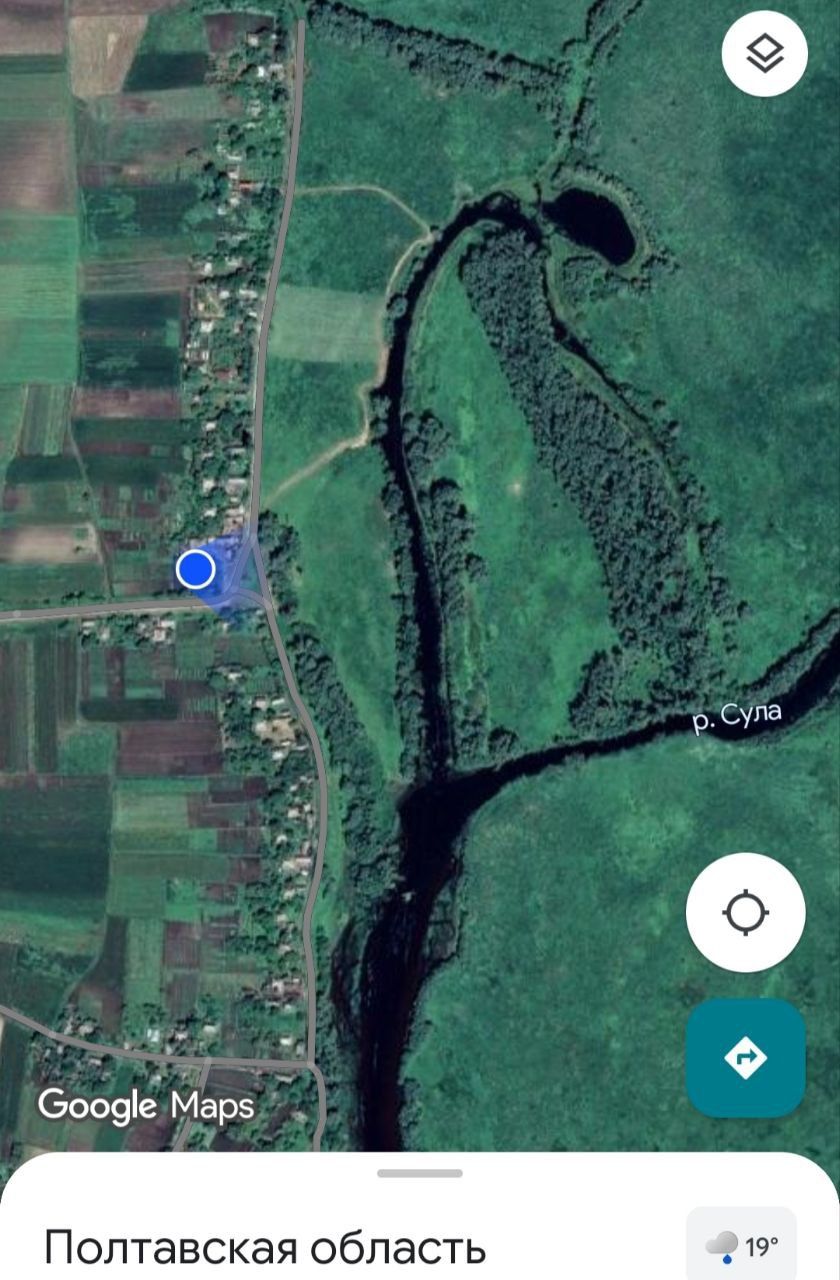 Будинок біля річки Сула в с. Мацківці