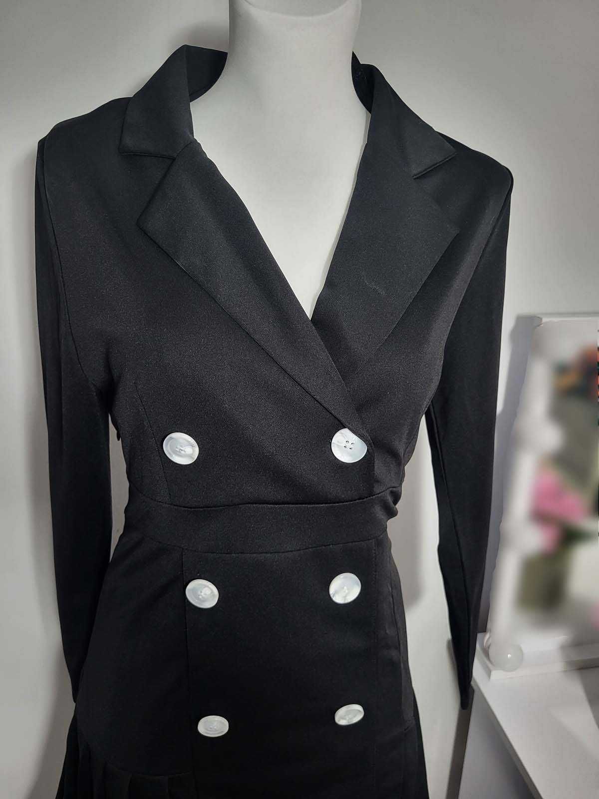 Nowa dwurzędowa sukienka marynarka elegancka biurowa L 40 elegancka