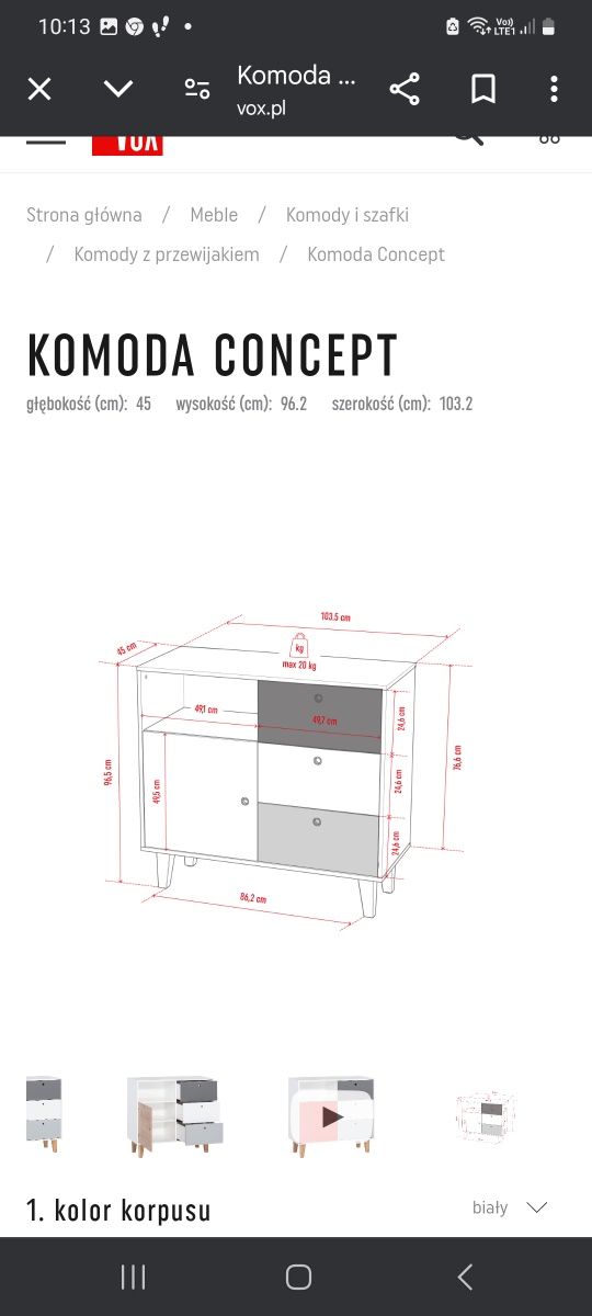 Komoda Vox concept