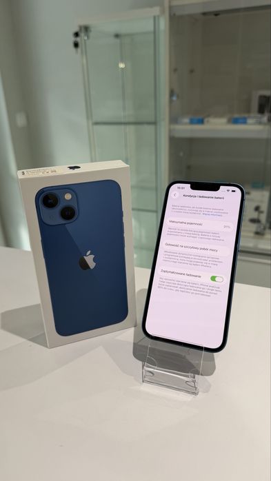 Telefon iPhone 13 128GB 100% 91% Leszno Gwarancja Kolory