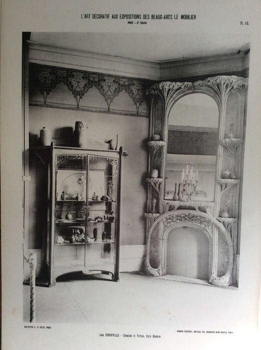 Tema: Mobiliário.  Estampas fotográficas.  Ano 1902.  Public. n.º 5