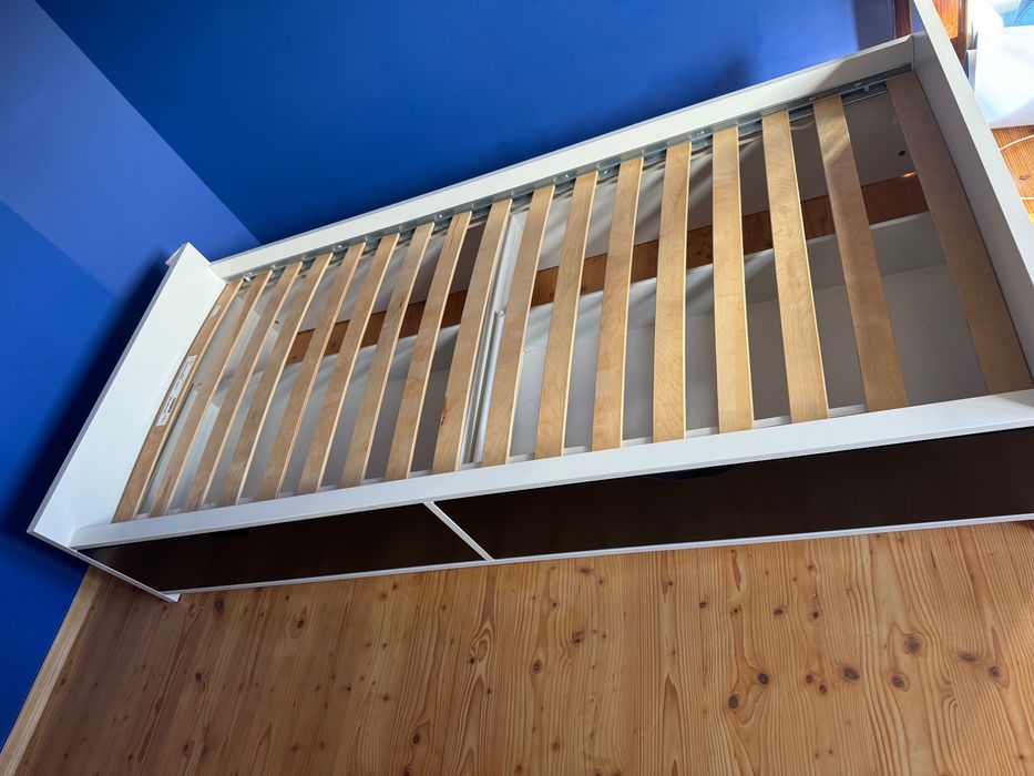 Łóżko ikea, stan idealny 90x200cm