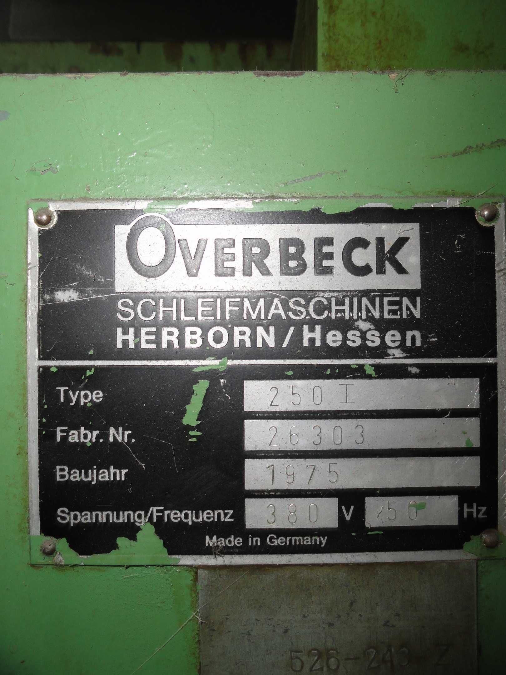 Szlifierka do otworów OVERBECK 250I niemiecka precyzyjna