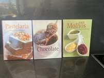 3 livros de receitas