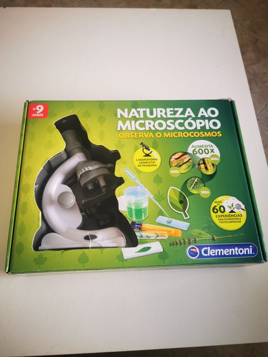 Kit Microscópio e utensílios