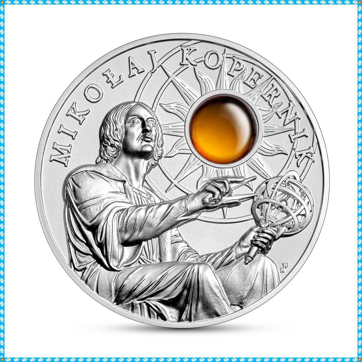 50 zł – 2023 – moneta – AG – Mikołaj Kopernik